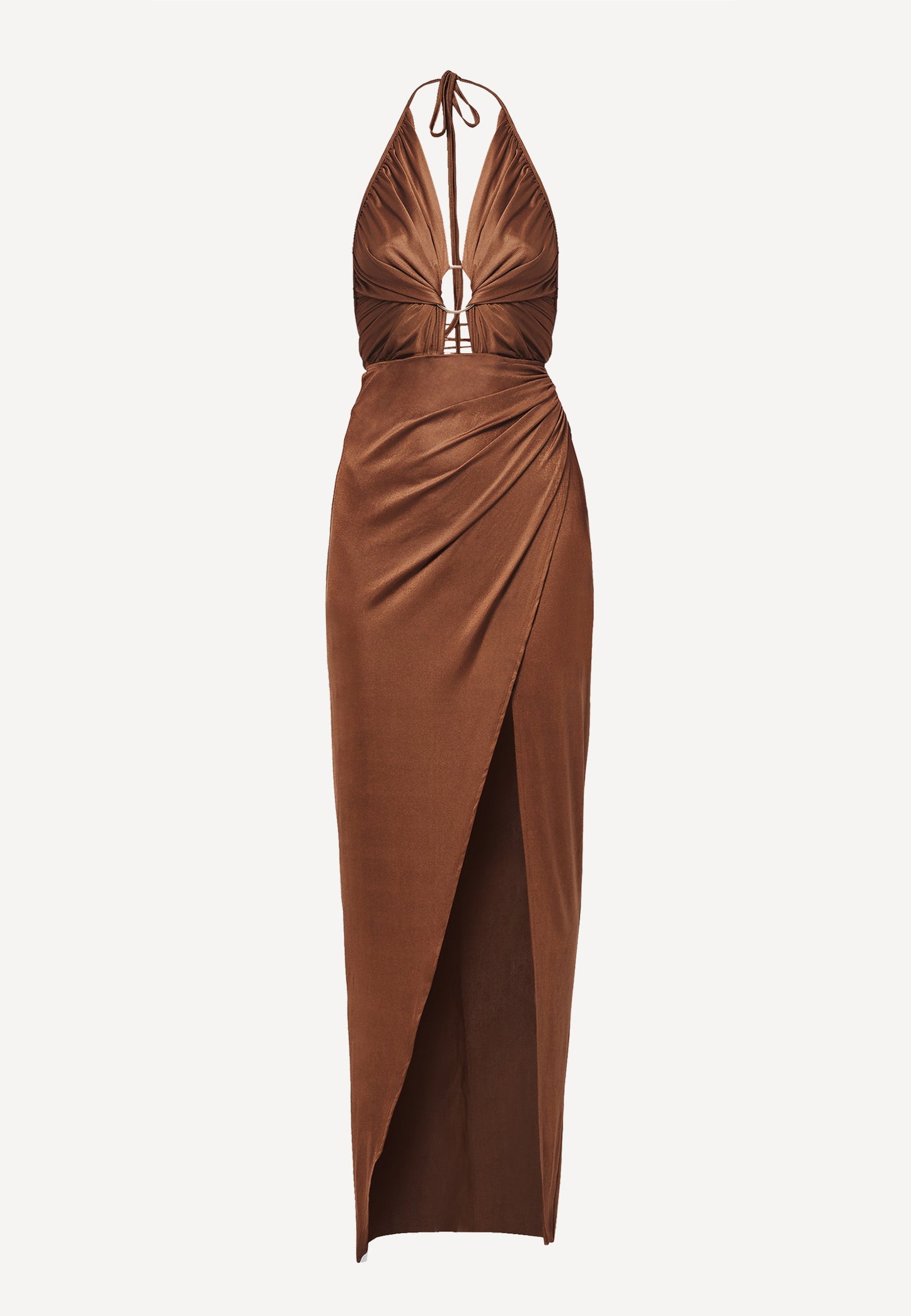 SELENA DRESS COGNAC