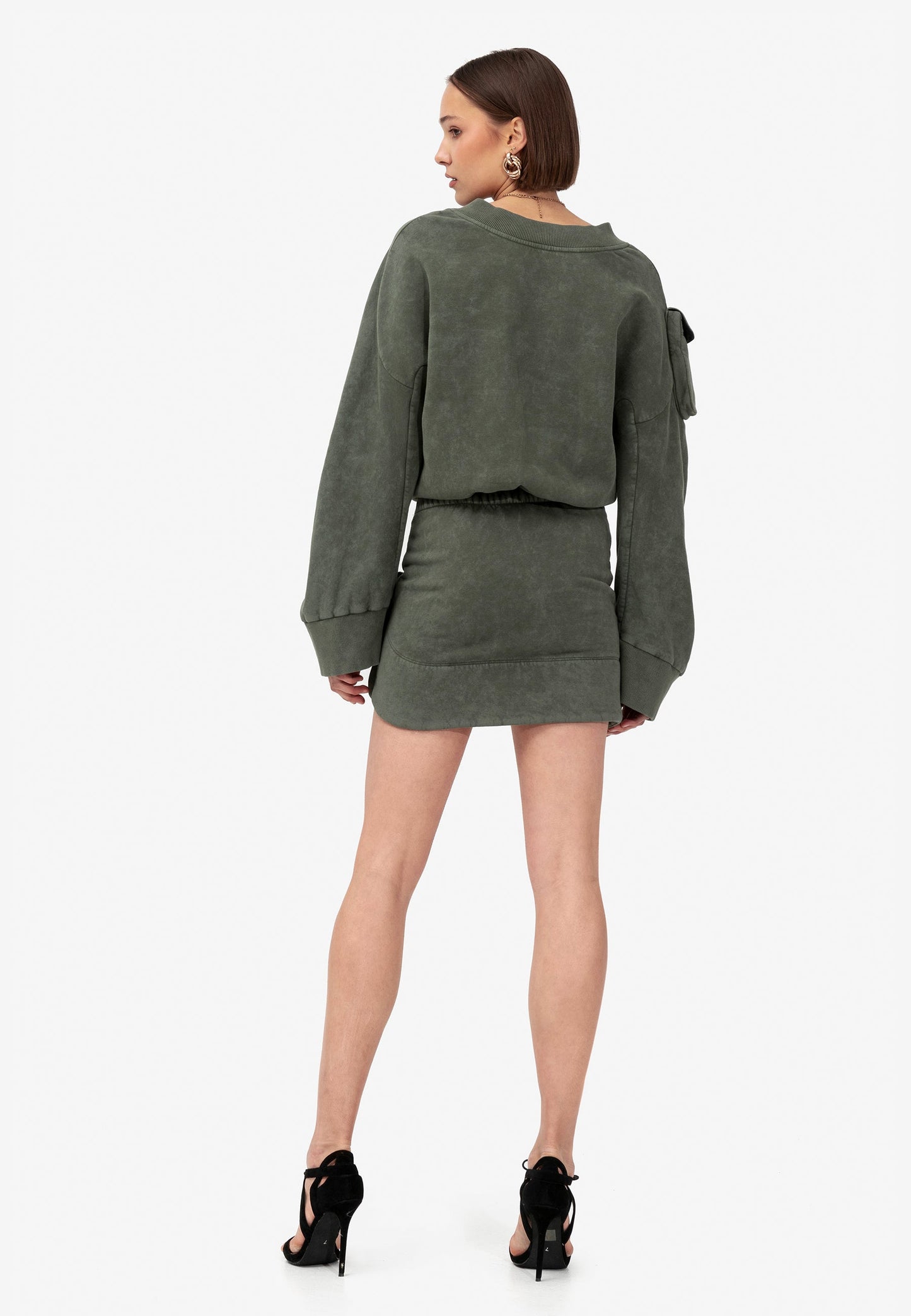 KNOT DRESS KHAKI