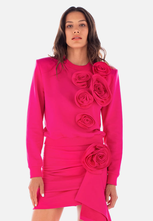 JACKSON SWEATSHIRT FUCHSIA